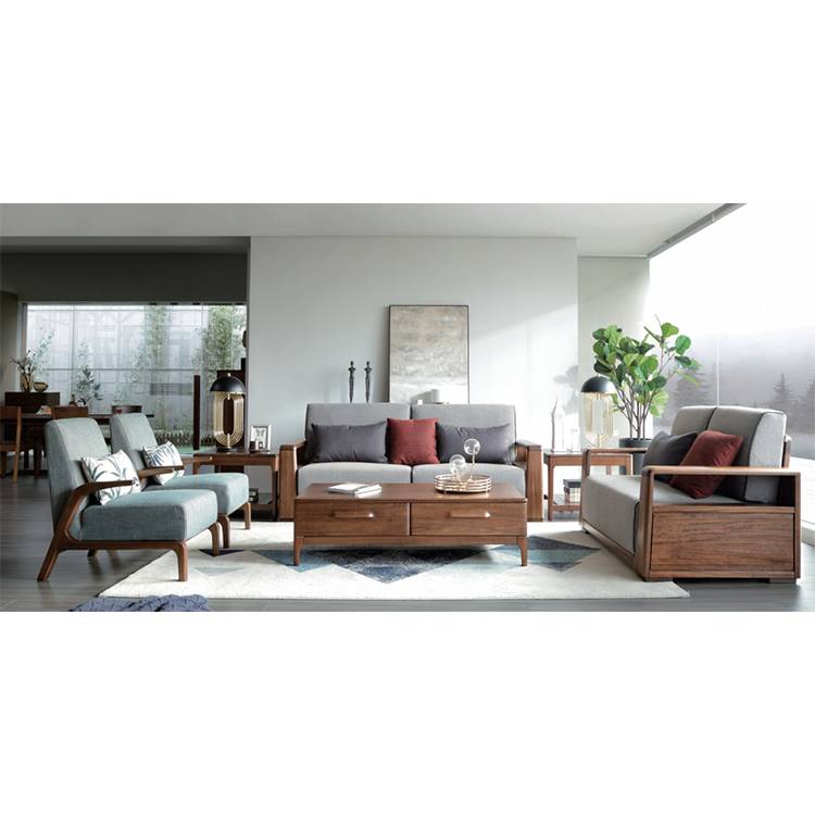 简写北欧 布艺实木沙发 SF205