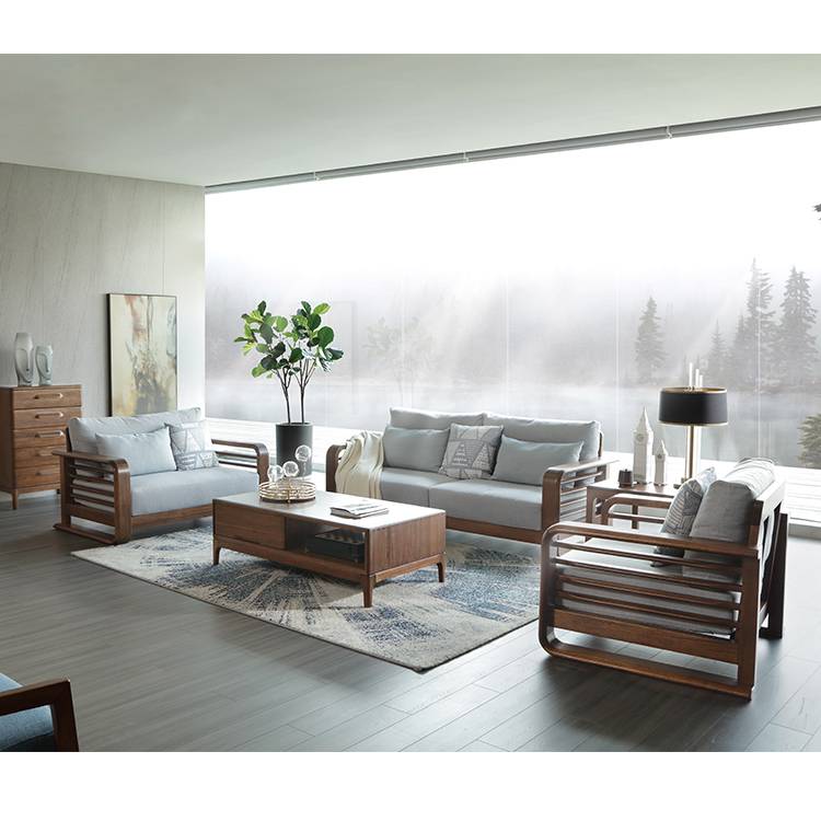 简写北欧 布艺实木沙发 SF202